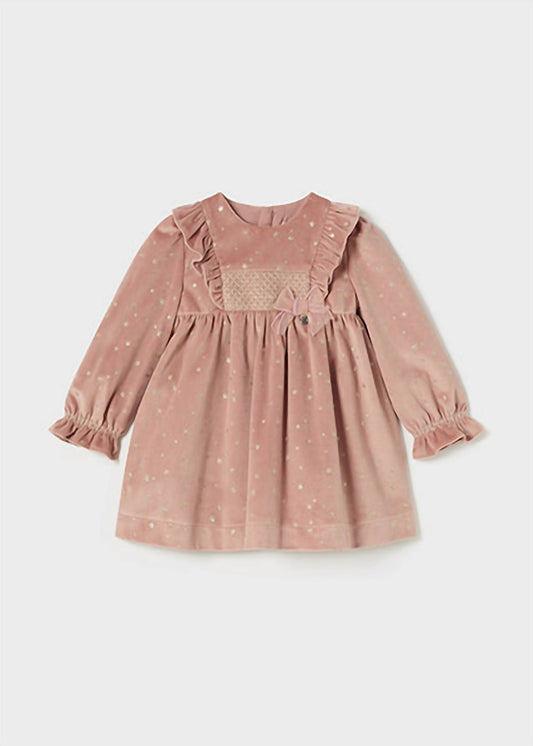 Mayoral - Baby Girls Velvet Dress