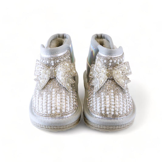 Doe A Dear - Kids Handcraft Bowtie Rhinestone Boot