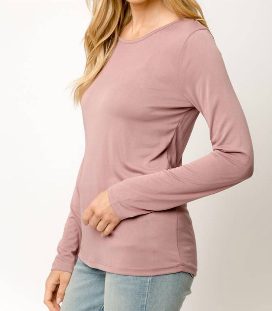 Cupro Modal Slim Top