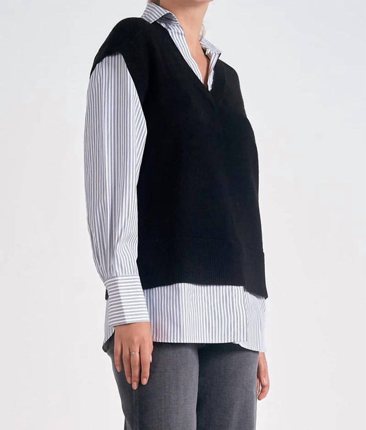 Elan - Essex Sweater Vest Top