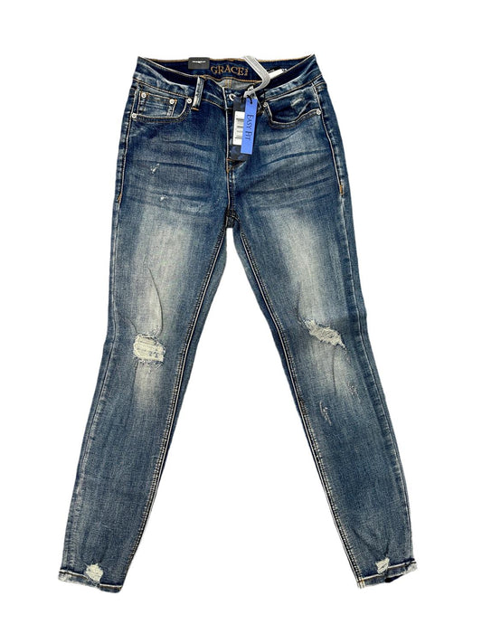 Grace In La - Women's Distressed Vintage Skinny Jean