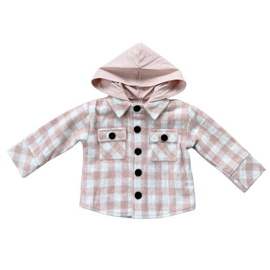 Babysprouts - Girl's Hooded Shacket