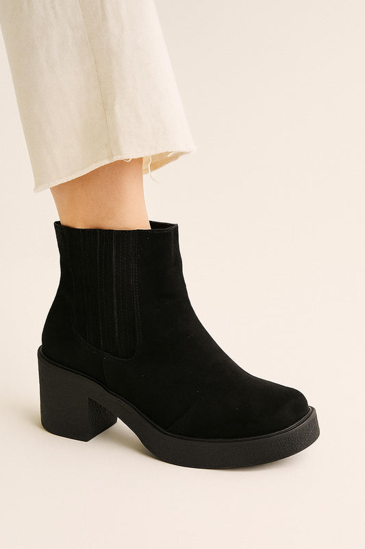 Everglades - Women's Suede Platform Ankle Boot