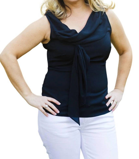 SLEEVELESS TOP WITH FRONT DETAILS