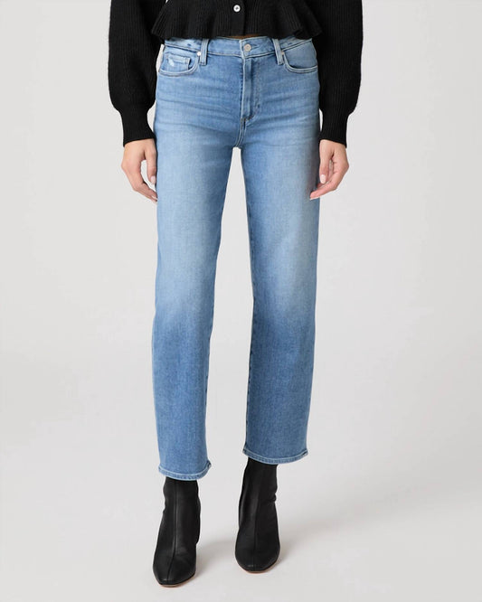 Paige - Mason Ankle Straight Denim
