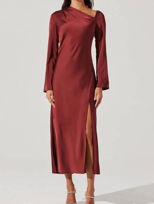 Astr - Catriona Satin Dress