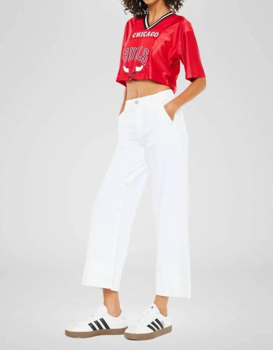 Kancan - KanCan Stacy High Rise Cropped Wide Leg Jeans
