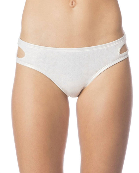 Bikini Lab - Hot Shine Bling Key Hole Hipster Bikini Bottom