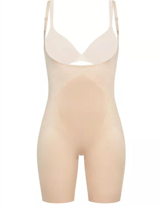 Spanx - Women's Thinstincts Open-bust Mid-thigh Bodysuit