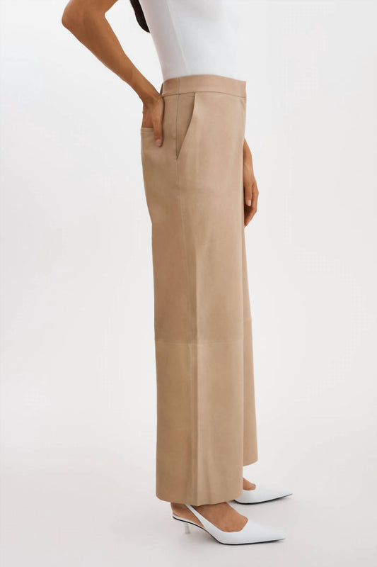 Lamarque - Yaren Wide Leg Leather Pants