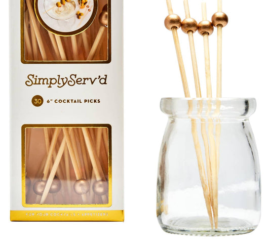 Sophistiplate - Party Pick Fancy Bamboo Toothpicks