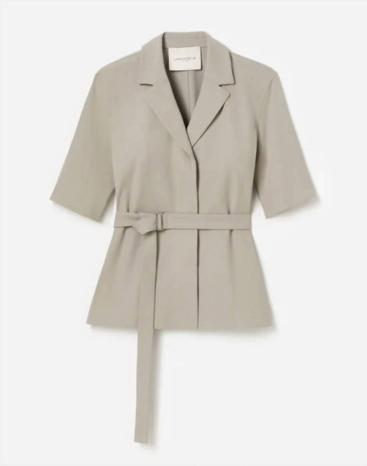 Lafayette 148 - Techno Stretch Twill Short Sleeve Jacket