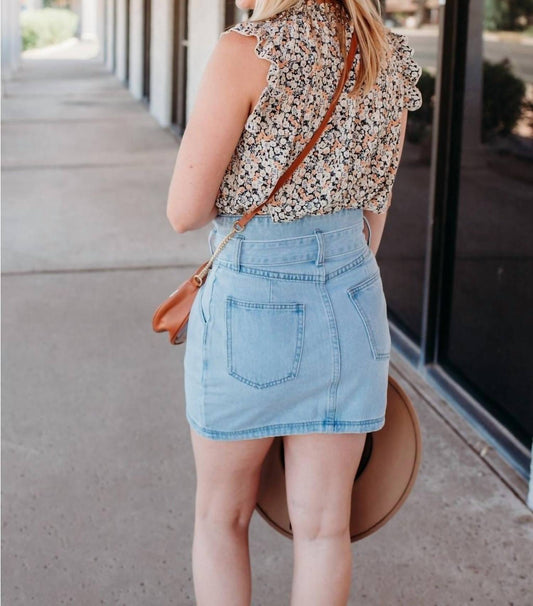 Gilli - Tie Belt Skirt