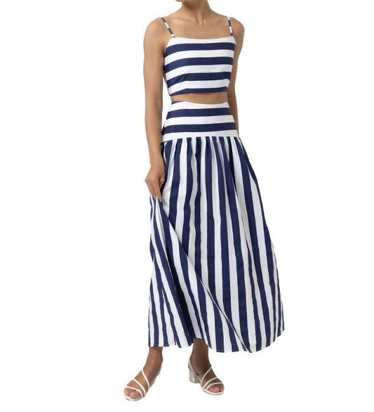 Lusana - Oliver Poplin Cquare Neck Top