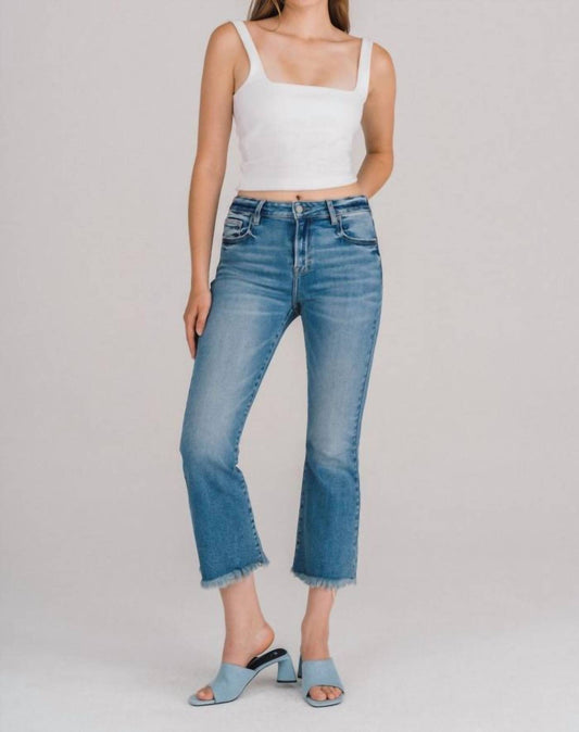 Hidden - Happi Crop Flare Jean