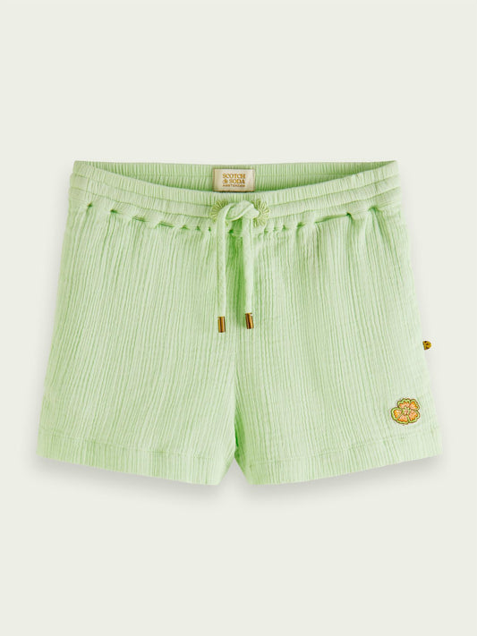 Scotch & Soda - Girl's Crinkle-Cotton Short