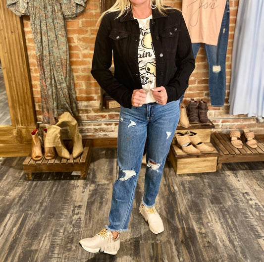 Hidden - Distressed Denim Jacket