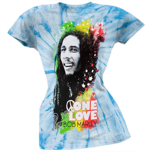 Bob Marley - Teen's One Love Rasta Tie Dye T-shirt