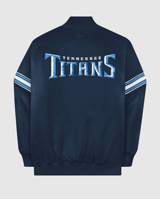 Starter - Men's Tennessee Titans Satin Full-snap Jacket