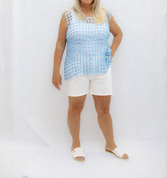 Charlie B - Women's Crochet Sleeveless Top