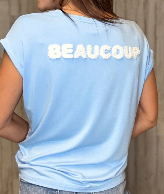 Charlie B - Merci Crewneck Top