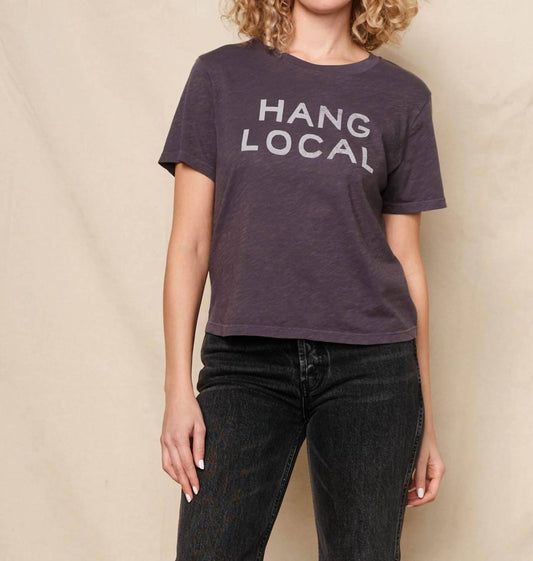Sundry - Hang Local Short Sleeve Boxy Crew Tee