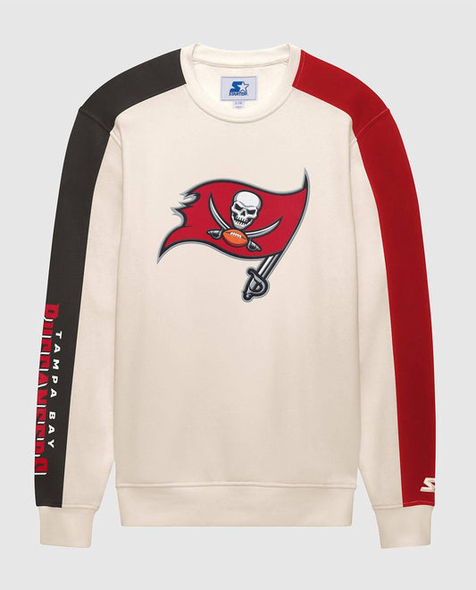 Starter - Men's Tampa Bay Buccaneers Team Crew Long Sleeve Shirt