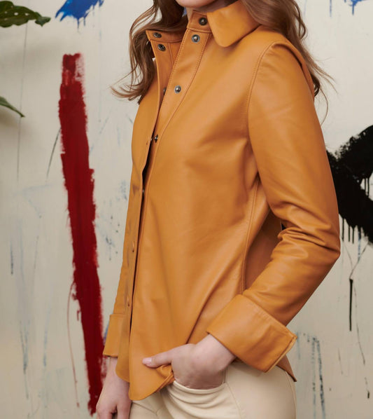 Jakett - Sylvie Vintage Leather Blouse