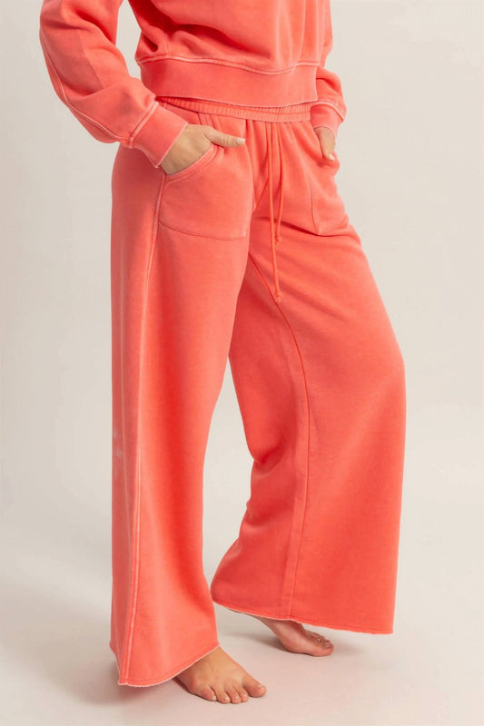 Hyfve - High Rise Wide Leg Drawstring Pants