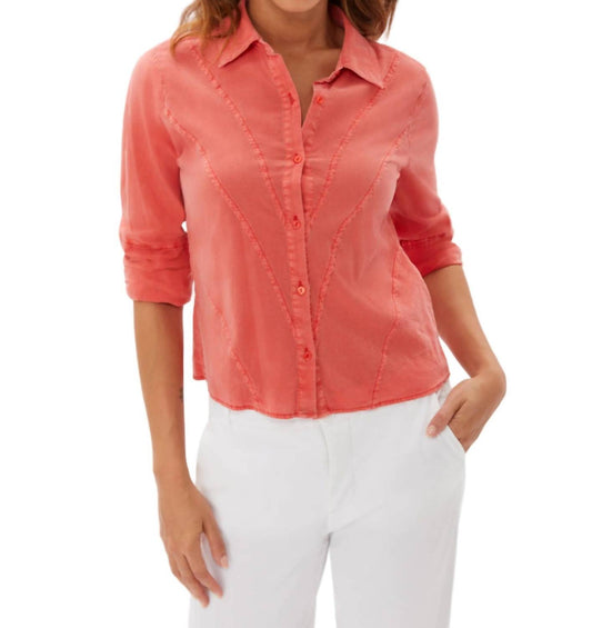 Ecru - Hepburn Seaming Detail Top