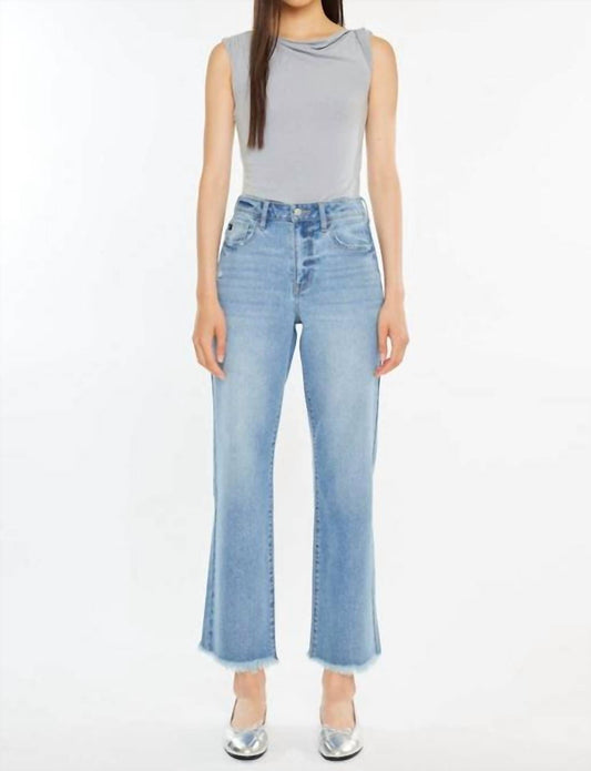 Kancan - Bri High Rise Slim Wide Leg Jean