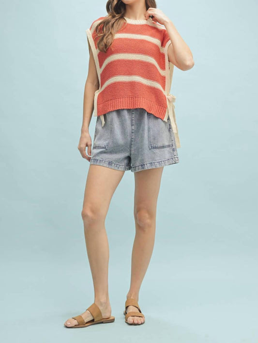 Wishlist - Sweater Vest with Side Ties