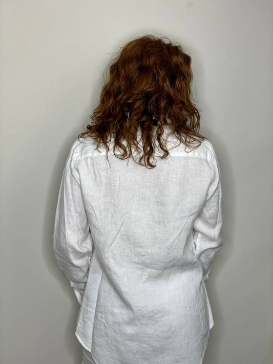 Pure Amici - Button Down Linen Shirt