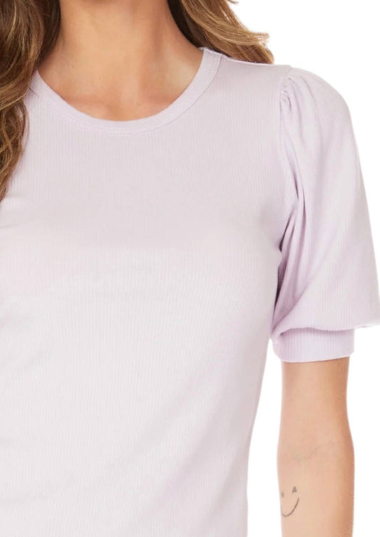 Bobi - Shirred Sleeve Tee