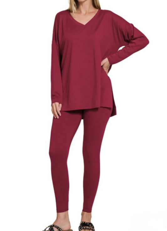 Zenana - Just Relax Loungewear Set