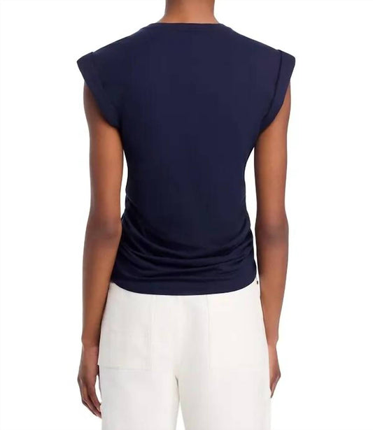 A.L.C. - Nia Ruched Cap Sleeve Tee