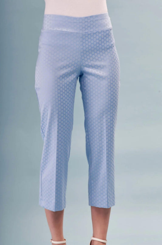 Insight - Cropped Modern Bootcut Printed Techno Pants