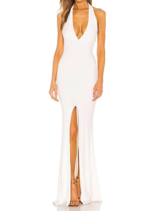 Nookie - Diaz Sequin Halter Maxi Gown