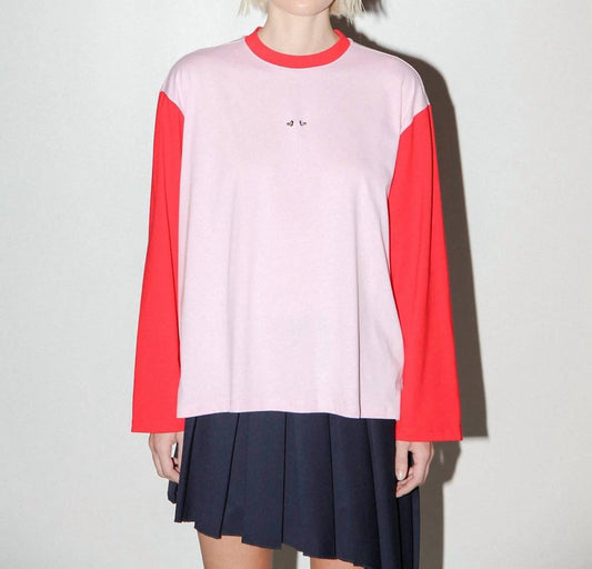 Kkco - Contrast Long Sleeve Box Tee
