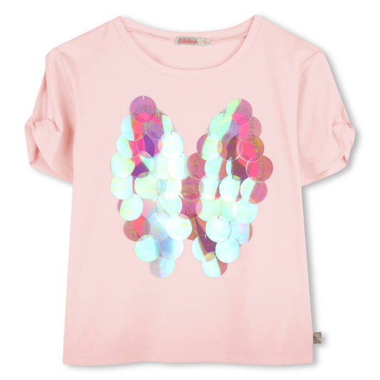 Billieblush - Girl's Sequin Butterfly T Shirt