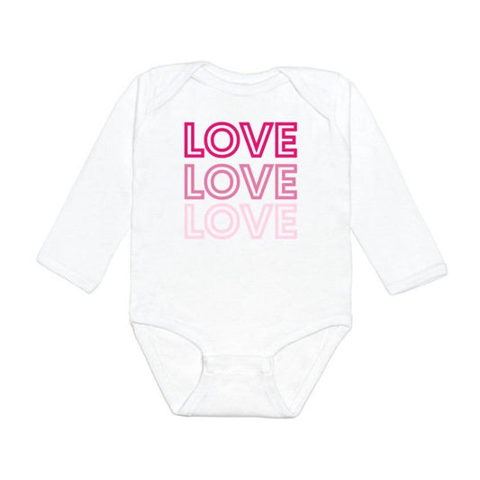Sweet Wink - Kids' LOVE, LOVE, LOVE Long Sleeve Bodysuit