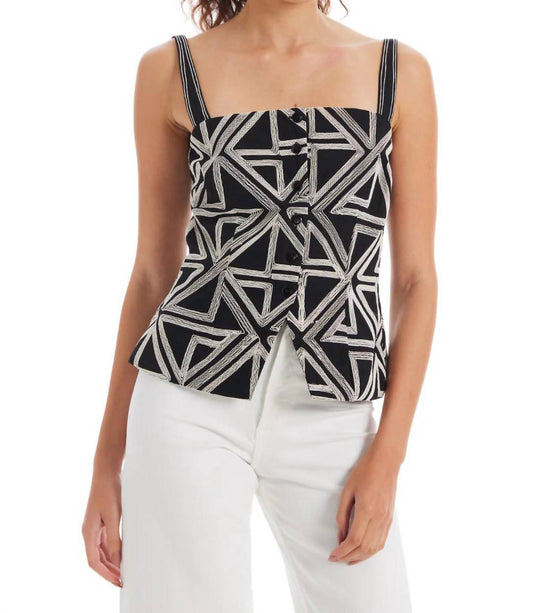 Allison New York - Geometric Top