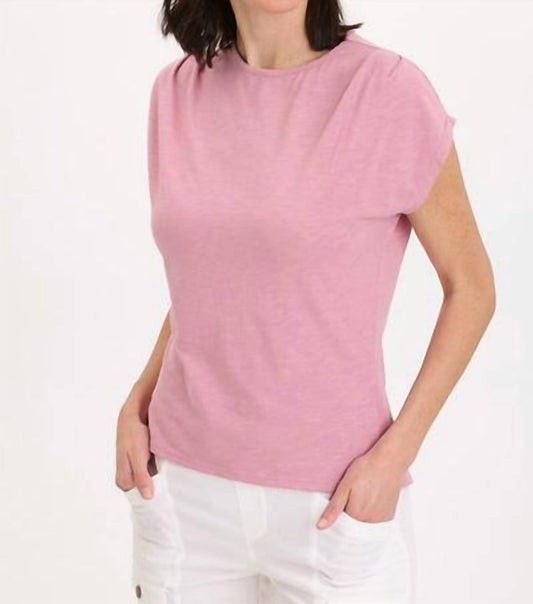 Wearables - Arwen Soft Jersey Mock Neck Tee