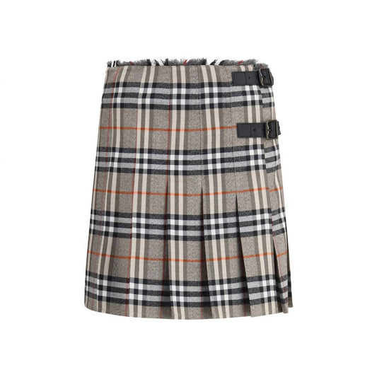 Burberry - Women's Wool Mini Skirt