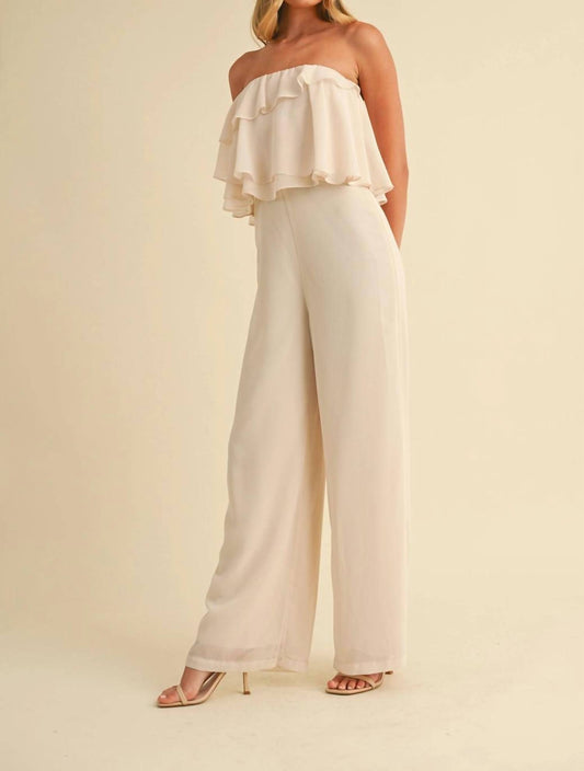 Klesis - Chiffon Tube Jumpsuit