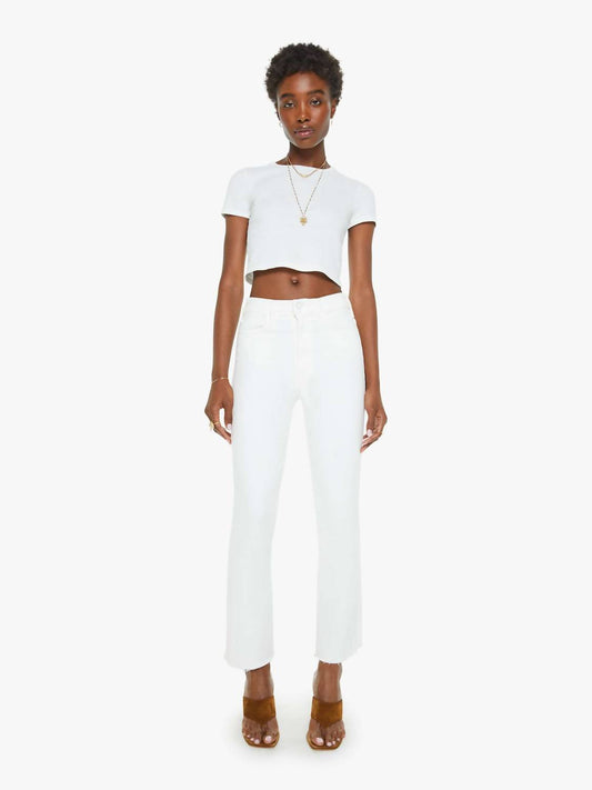 Mother - Hustler Ankle Fray High-rise Flare Jeans