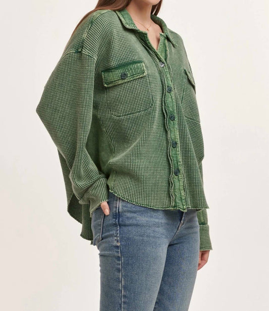 Dear John Denim - Foster Waffle Knit Button Up Shirt
