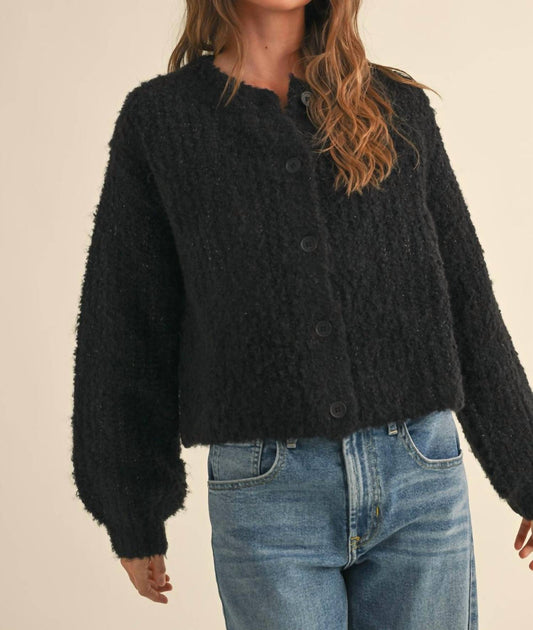 Miou Muse - Stella Button Up Sweater Cardigan