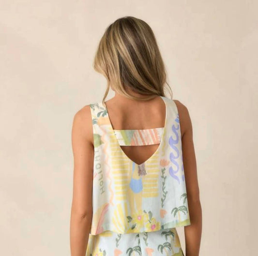 Prosperina - Citrus Splash Tank Top