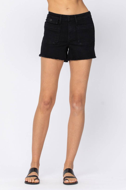 Judy Blue - Cargo Patch Pocket Shorts